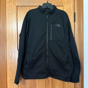 North Face Men's Black Lightweight Zippered Jacket Large